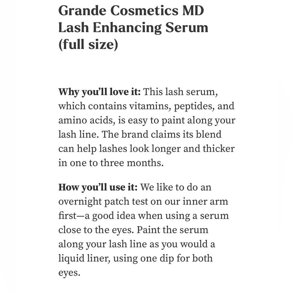 ๐ GrandeLASH-MD Lash Enhancing Serum - Clear. 3 mo supply. In beautiful box! - Picture 6 of 8